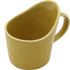 달소금 도자기 종이컵 홀더, 레몬유광, 1개