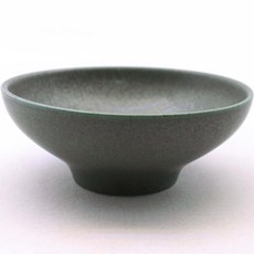 月鹽 韓國製 陶瓷 甜點 沙拉碗 27色 甜蜜 麥片碗, 炭灰色, 1個