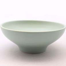 月鹽 韓國製陶瓷甜點沙拉碗 27色甜蜜麥片碗, 薄荷綠, 1個