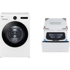 LG전자 트롬 오브제컬렉션 건조기 + 미니워시 RD21WSX 세트 21kg + 4kg 방문설치, 릴리 화이트