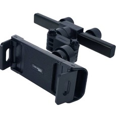 Chameleon360 後座頭枕固定式平板手機支架, 黑色, 1個