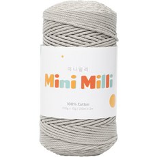 Yarna mini mili 編織線, 724 柔灰色