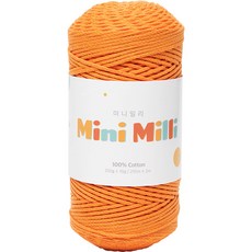 yarna mini mili 編織線 250g, 707 橘色