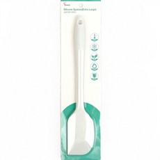 Cooking Plus 一體式矽膠刮刀 特大, 2個, 白色