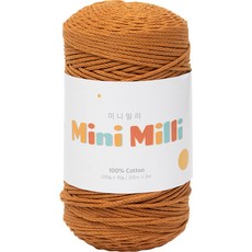 yarna mini mili 編織線 250g, 708 芥末色