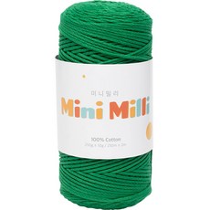 Yarna mini mili 編織線, 714 綠色