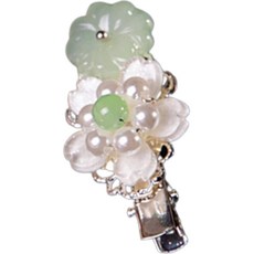 아가명주 女童週歲韓服配件 花朵胸針