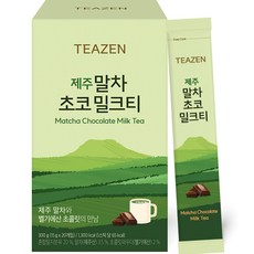 TEAZEN 茶禪 濟州抹茶巧克力奶茶隨身包, 15g, 20條, 1盒