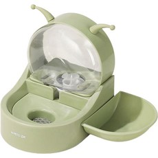 Lanboer 寵物蝸牛半自動餵水器 31.5*25.5*21cm, 綠色, 1個