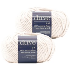 Yarna duve羊毛編織線, 2個, 94 象牙