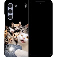 유스픽 디자인 하드 휴대폰 케이스 셀피캣츠