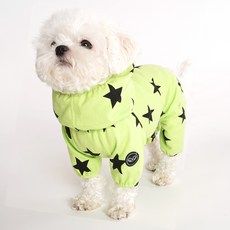 PUPPY ANGEL 狗狗星星單層護腹套, 813 綠色