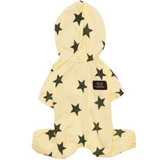 PUPPY ANGEL 狗狗星星單層護腹套, 280 黃色
