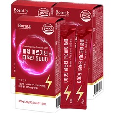 Bornt.b Arginine+Taurine 5000沖泡粉, 300g, 3盒