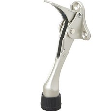 ZELLA 螺絲固定式 一鍵自動馬蹄門擋 霧面銀, 1個