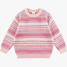 WALTONKIDS 兒童款Cozy Fair Isle針織衫