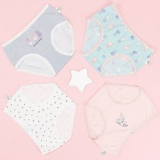 SCOXX 女童學生三角內褲4件組