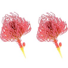 多色迷你人造多肉植物, 2個, 粉紅色