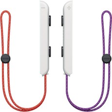 HOHOO 任天堂 Switch OLED 相容 Joy-Con 手腕帶 朱+紫 主題套組, 單一商品, 1套