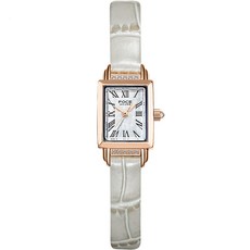 FOCE MILANO 15mm 女士方形金屬手錶 珍珠母貝錶盤 FM1903