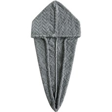 Sonio 條紋多功能乾髮巾 65 x 25 cm, 10 梳齒紋深灰色, 1個