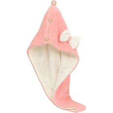 Sonio 蝴蝶結造型乾髮巾 65 x 25 cm, 04 粉紅色, 1個