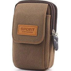 DTree 男士手機腰掛直式收納包 12 棕色