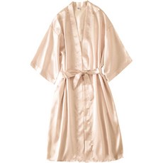 Sonio 新娘之夜開襟浴袍 S, TYPE 12(香檳色), 1個