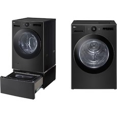 LG전자 트롬 드럼세탁기 + 건조기 + 미니워시 FX25KSQX-1K 25kg + 21kg 세트 방문설치, 스페이스 블랙