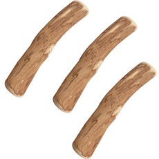 Woollyoly 狗狗咖啡木磨牙棒玩具, 單一顏色, 3個