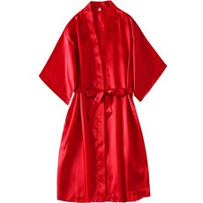 Sonio 新娘之夜開襟浴袍 S, TYPE 13(紅色), 1個