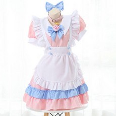 O'free 貓咪蝴蝶結女僕大尺碼角色扮演服飾套裝