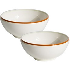 Syracuse CHINA Maple陶瓷滾邊面碗 直徑18.5cm, 舒適的紅色, 2個