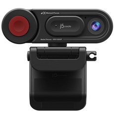 J5create 自動和手動對焦開關 FHD 網路攝影機 J5create JVU250, J5創建JVU250