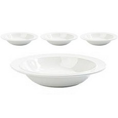 Syracuse CHINA 楓葉義大利麵碗 23cm, 白色, 4個