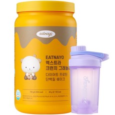 Eatnayo Extra Crunch格蘭諾拉麥片纖活奶昔 750g+紫色搖搖杯 500ml組, 1組