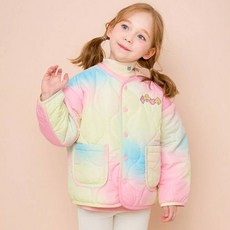JELISPOON 童款可愛渲染輕便保暖衍縫外套
