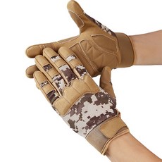 男款軍風登山手套 2入組, Desert Tactic, 1組