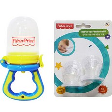 fisher-price 費雪 嬰兒果汁網 第1階段 + 第2階段 + 蓋子 + 主體 + 第2階段補充包 2入組, 藍色(主體), 2套