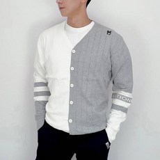 Green Queen Lux Golf 男士V領撞色針織開襟衫 GQ3A703