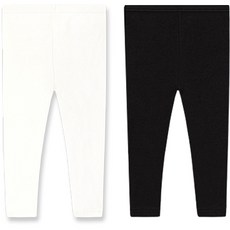 Uni FRIend 童款基本彈力九分內搭褲 2件組