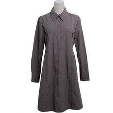 시크블랙 라하니 바스락 포켓 카라 긴팔 미디 원피스 cpops9374k38