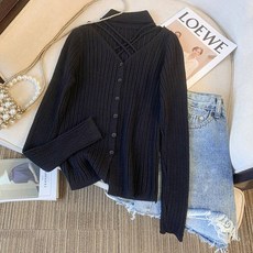 비비에모 여성용 투웨이스 데일리 폴라 니트 04751