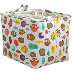 Maket Gamseong 可折疊彩色貓頭鷹籃, 小貓頭鷹, 1個