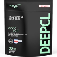 eorinsum Alrangdobebe Deep Clean 3in1超濃縮膠囊洗衣精, 30入, 1個