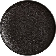 摩登簡約石紋平盤 YJ266, 黑色, 1個