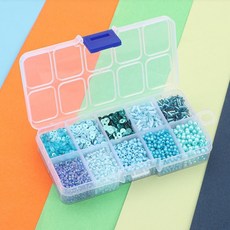 알로데 색상별 팔찌 반지 만들기 DIY 비즈 공예 ONE SIZE, NO 07, 1개