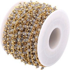 알로데 쥬얼리 팔찌 발찌 만들기 DIY 체인 3mm x 1m, NO 06, 1개