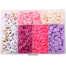allode 軟式手鍊戒指DIY串珠 6mm ONE SIZE, NO 07, 1個
