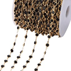 Allode 奢華飾品水鑽DIY鍊條 1公尺, NO 01, 1個